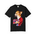 Norwegian Haaland x Corgi Flag T‑Shirt — Cute Corgi in Norway Jersey