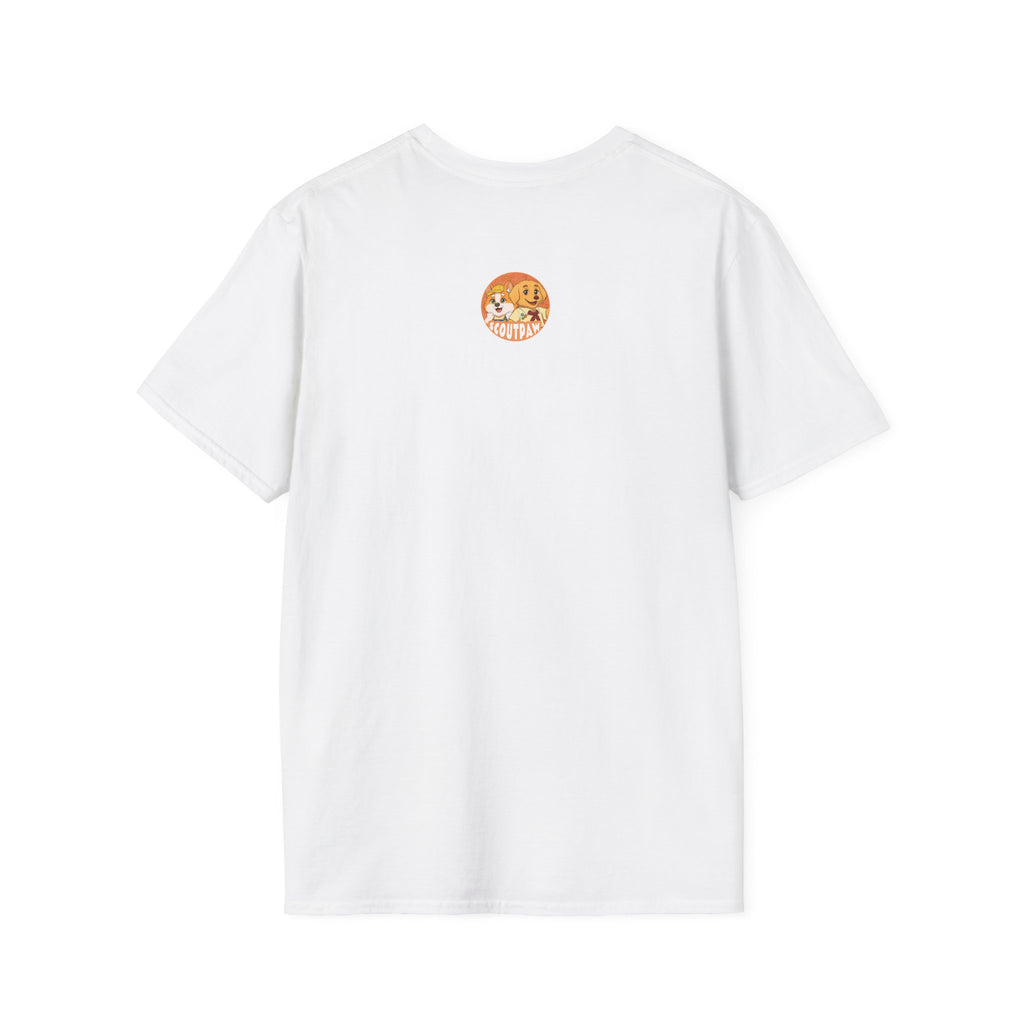Scoutpaw T-Shirt — Cute Cartoon Puppy Crewneck Tee