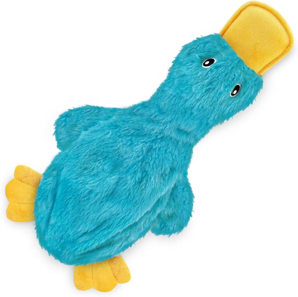 Best Pet Supplies Interactive Squeaky Dog Chew Toy, Ideal Dog Toys for Chewers, Small, Medium & Large Dogs, and Fetch Lovers - Crinkle Chicken (Brown), Large