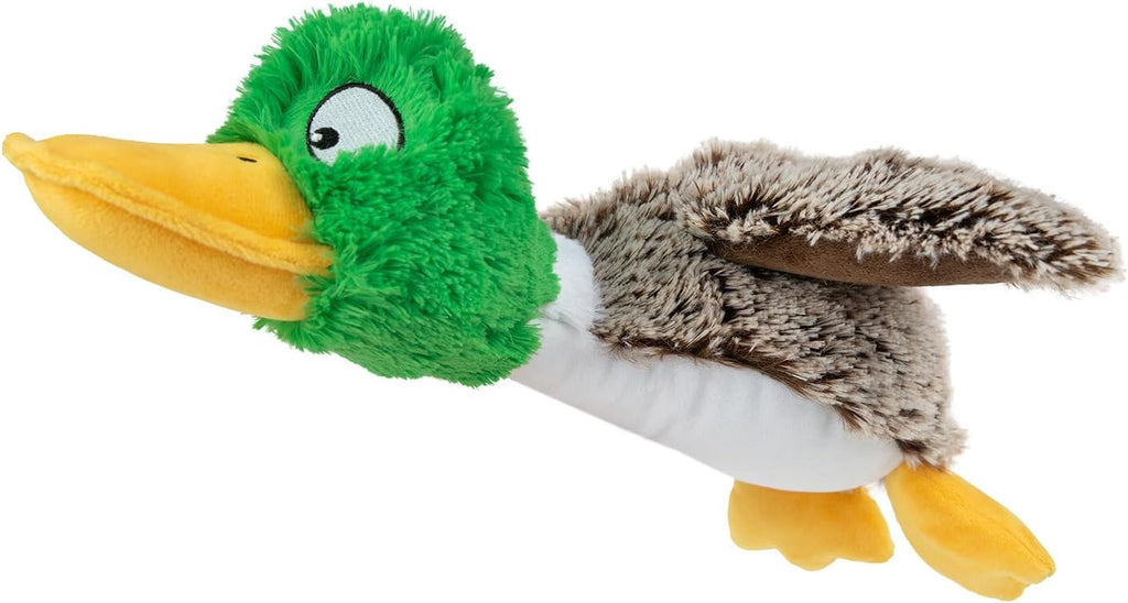 Best Pet Supplies Interactive Squeaky Dog Chew Toy, Ideal Dog Toys for Chewers, Small, Medium & Large Dogs, and Fetch Lovers - Crinkle Chicken (Brown), Large