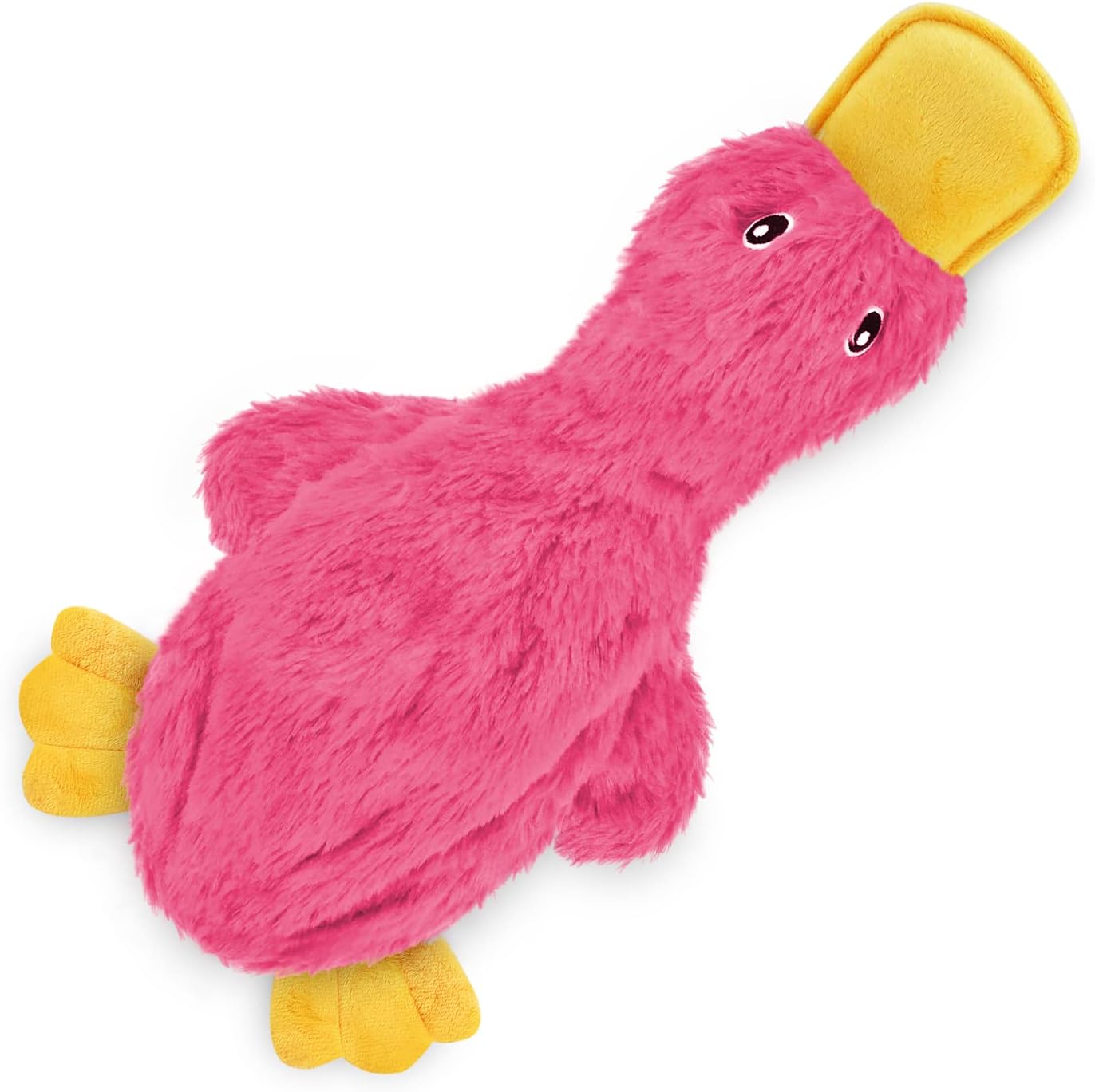Best Pet Supplies Interactive Squeaky Dog Chew Toy, Ideal Dog Toys for Chewers, Small, Medium & Large Dogs, and Fetch Lovers - Crinkle Chicken (Brown), Large