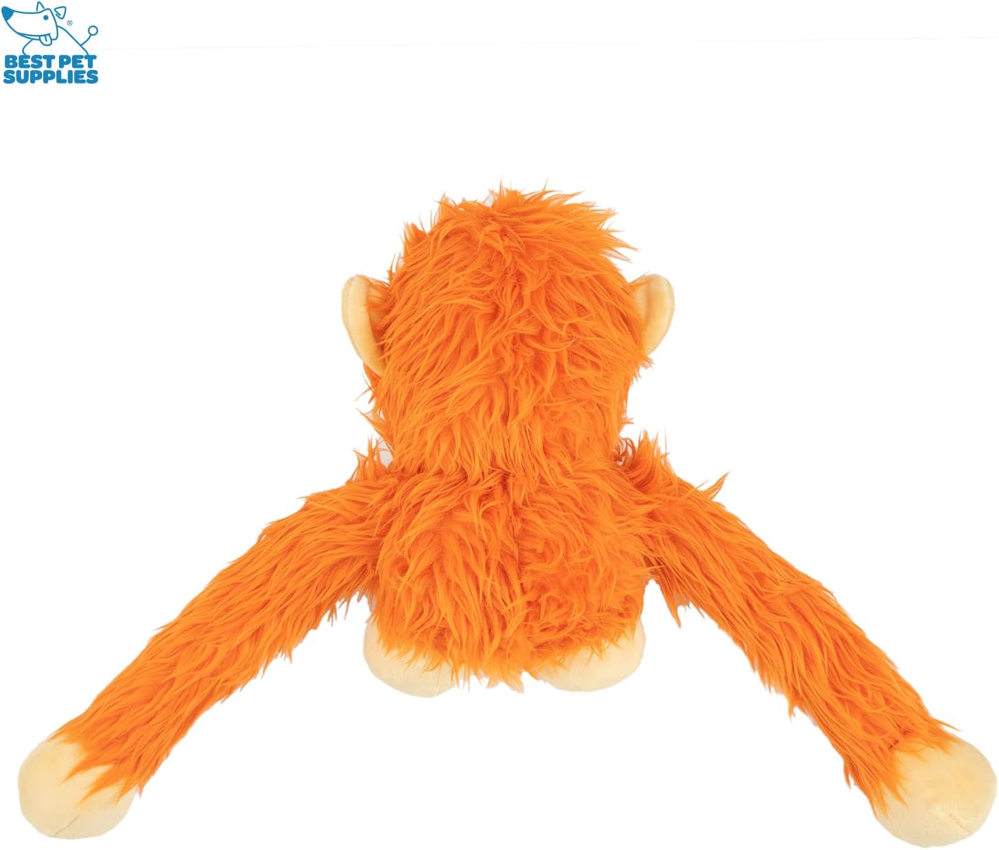 Best Pet Supplies Interactive Squeaky Dog Chew Toy, Ideal Dog Toys for Chewers, Small, Medium & Large Dogs, and Fetch Lovers - Crinkle Chicken (Brown), Large