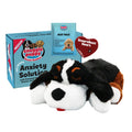 Snuggle Puppy Original Heartbeat Puppy Toy with Real-Feel Pulse & Heat Pack, Calming Sleep Aid for Puppy Anxiety, Crate Training, First Nights & New Puppy Transition - Biscuit