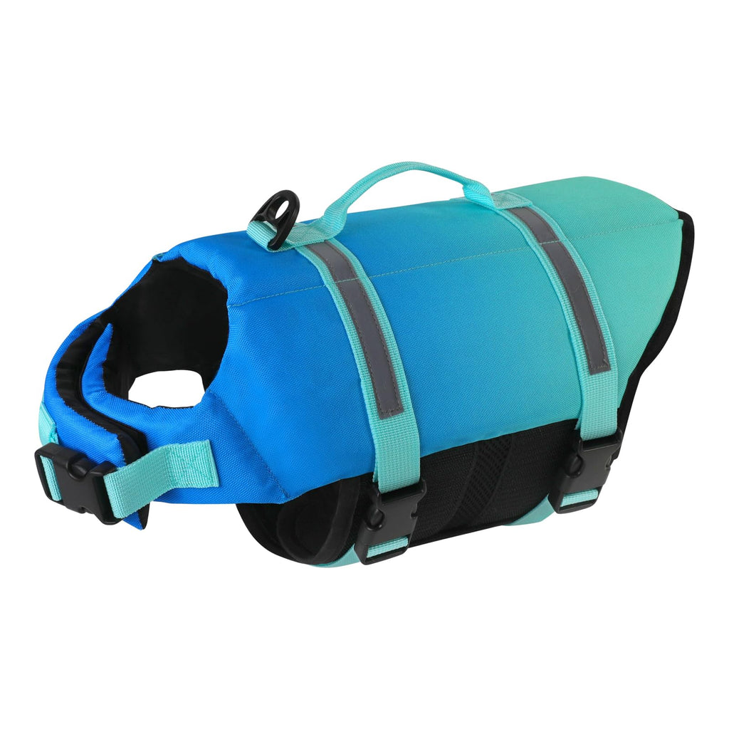 Doglay Dog Life Jacket, Dog Life Vest for Swimming Boating, Adjustable Puppy Life Jacket with Reflective Stripes, Superior Buoyancy Pet Swimming Vest for Small Medium and Large Dogs