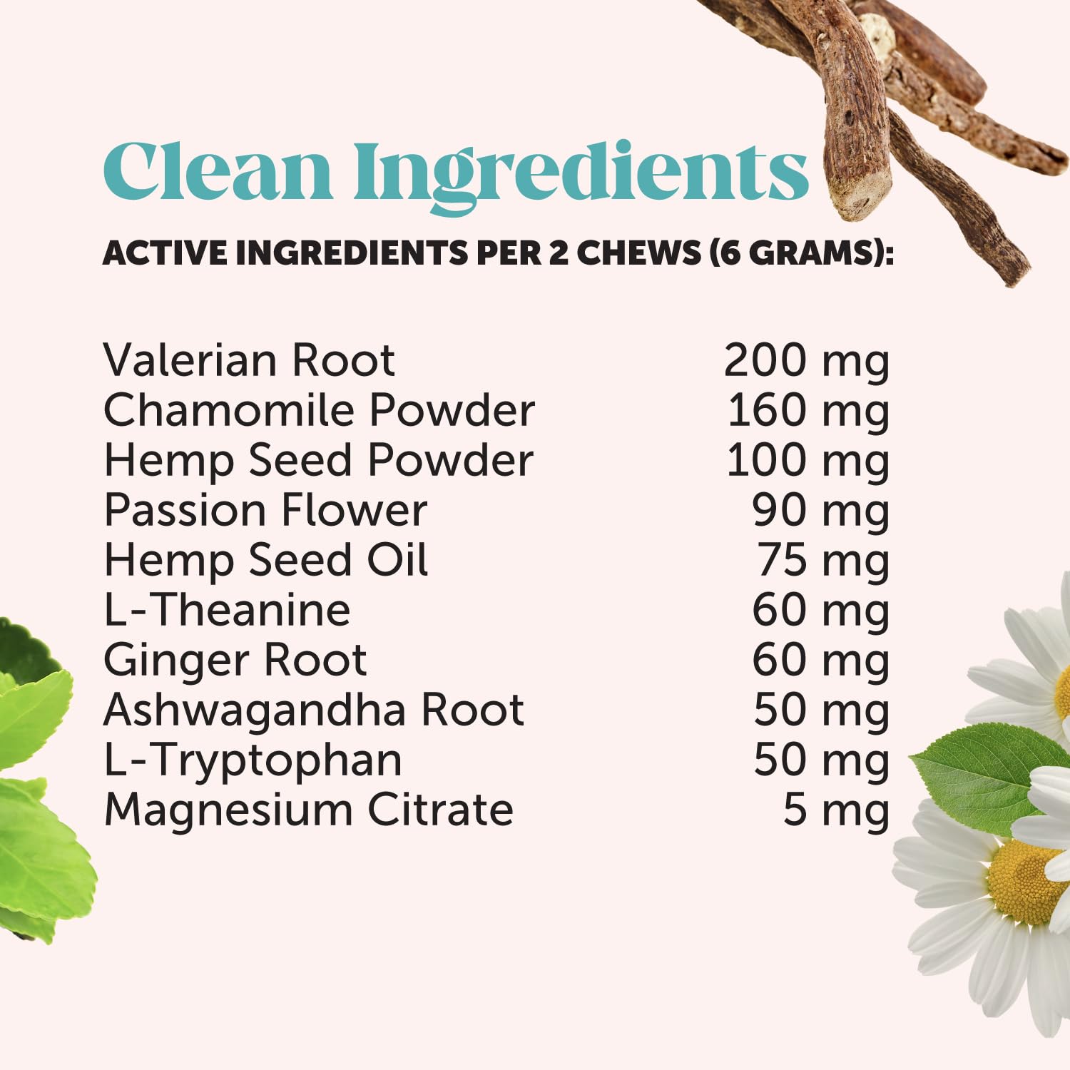 Natural Hemp Dog Calming Chews for Occasional Anxiousness & Stress - Calming Treats for Thunderstorms, Fireworks, Separation & Travel - with Ashwagandha, L-Theanine, Valerian Root (Chicken, 90 Ct)