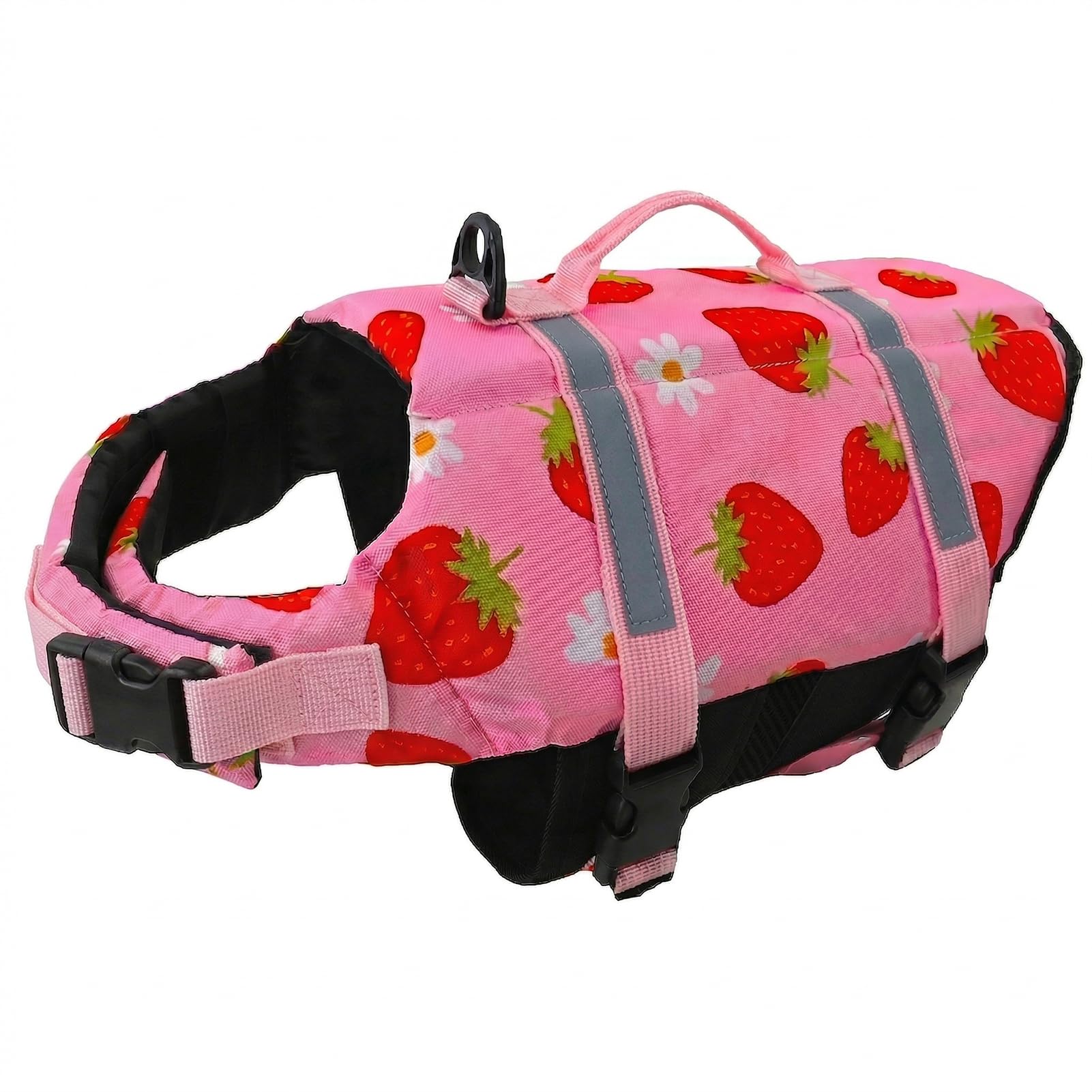 Doglay Dog Life Jacket, Dog Life Vest for Swimming Boating, Adjustable Puppy Life Jacket with Reflective Stripes, Superior Buoyancy Pet Swimming Vest for Small Medium and Large Dogs