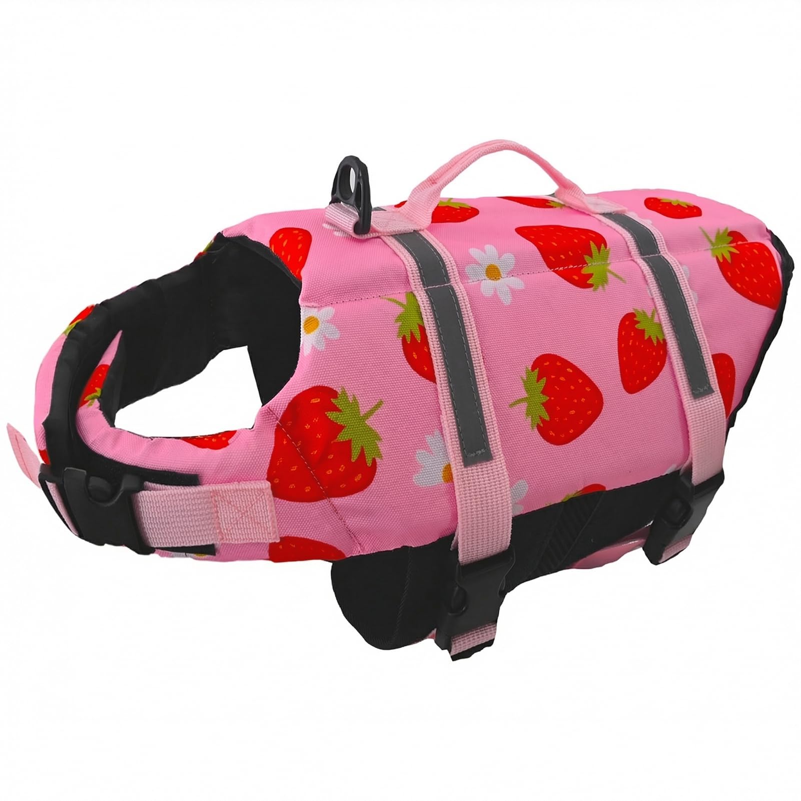 Doglay Dog Life Jacket, Dog Life Vest for Swimming Boating, Adjustable Puppy Life Jacket with Reflective Stripes, Superior Buoyancy Pet Swimming Vest for Small Medium and Large Dogs