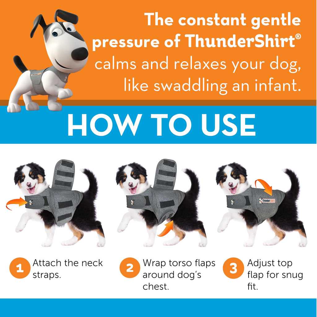 ThunderShirt for Dogs Calming Vest – Patented Anxiety Relief Wrap