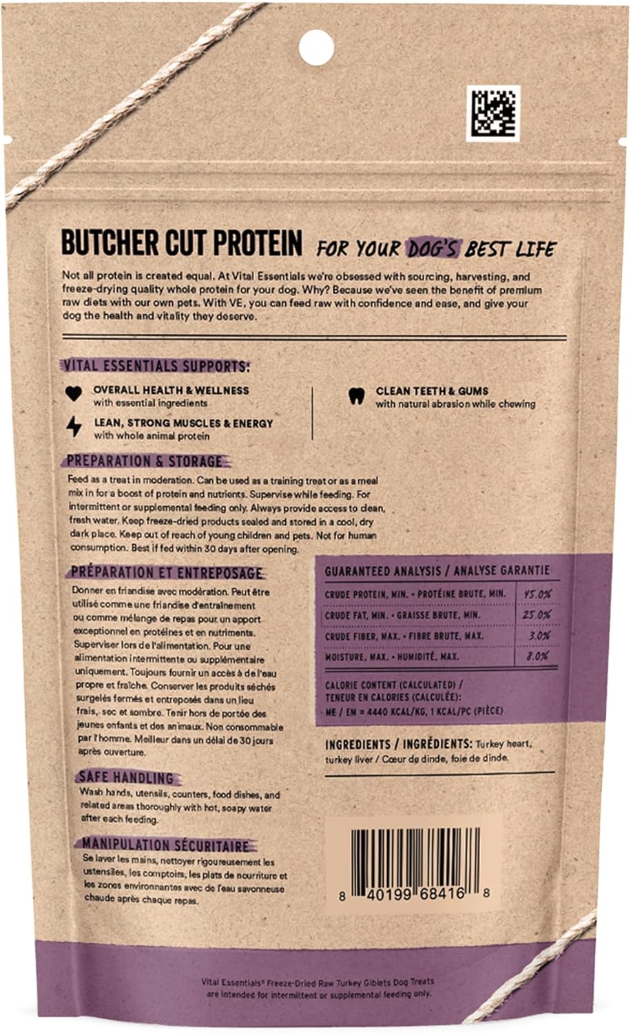 Vital Essentials Freeze Dried Dog Treats | Beef Liver, Single Ingredient | Premium Quality | Grain Free Training Treats for Dogs, 2.1 oz Bag