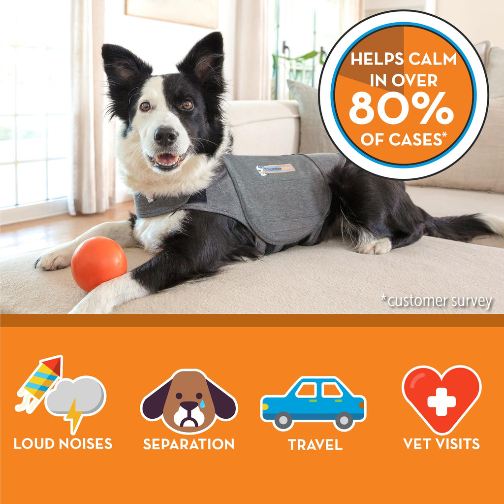 ThunderShirt for Dogs Calming Vest – Patented Anxiety Relief Wrap