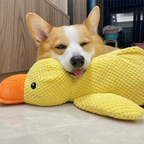 Calming Duck Plush Dog Toy – Dogs Ducks Toy with Quacking Sound for Indoor Dogs - Anxiety Relief "Snuggle Buddies" for Puppies – Squeaky Dog Toys