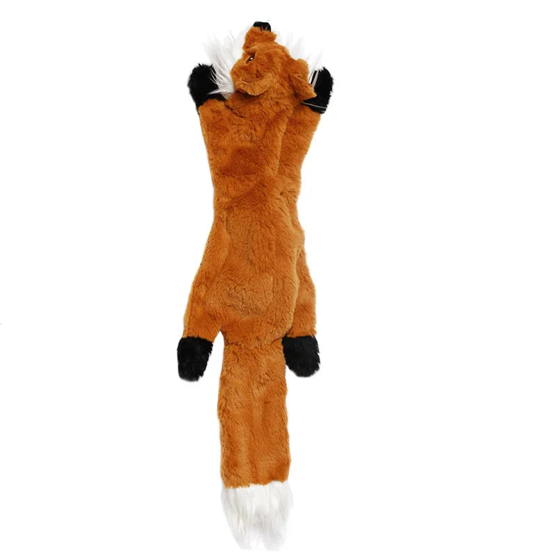 Multi-Textured Squeaky Dog Toy Series – Tough Corduroy Plush Chew Toy – Interactive Stuffed T-Rex, Triceratops, Octopus - Sunggle Buddies