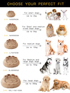 Fluffy Dog Bed Winter Warm Large Pet Products Small Sofa Baskets Pets Kennel Mat Puppy Cats Supplies Basket Blanket Accessories
