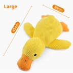 Calming Duck Plush Dog Toy – Dogs Ducks Toy with Quacking Sound for Indoor Dogs - Anxiety Relief "Snuggle Buddies" for Puppies – Squeaky Dog Toys