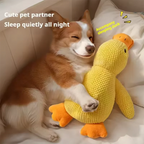 Calming Duck Plush Dog Toy – Dogs Ducks Toy with Quacking Sound for Indoor Dogs - Anxiety Relief "Snuggle Buddies" for Puppies – Squeaky Dog Toys