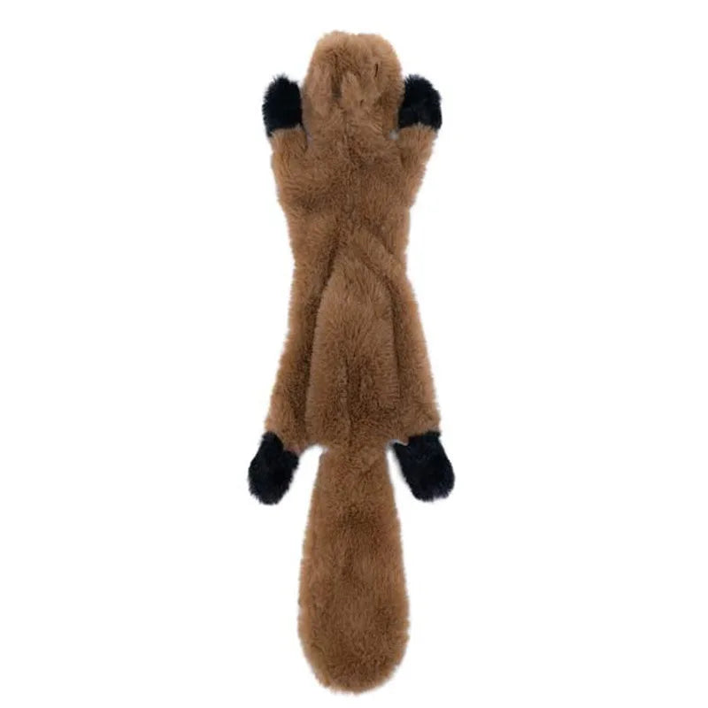 Multi-Textured Squeaky Dog Toy Series – Tough Corduroy Plush Chew Toy – Interactive Stuffed T-Rex, Triceratops, Octopus - Sunggle Buddies
