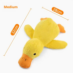 Calming Duck Plush Dog Toy – Dogs Ducks Toy with Quacking Sound for Indoor Dogs - Anxiety Relief "Snuggle Buddies" for Puppies – Squeaky Dog Toys