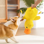 Calming Duck Plush Dog Toy – Dogs Ducks Toy with Quacking Sound for Indoor Dogs - Anxiety Relief "Snuggle Buddies" for Puppies – Squeaky Dog Toys